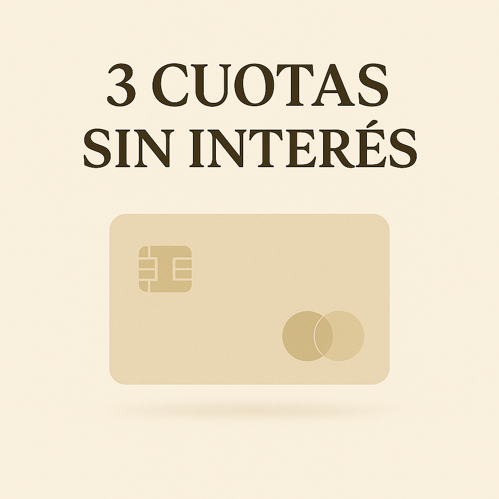 3 cuotas sin interés
